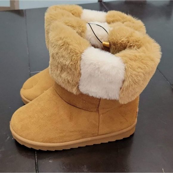 Mudd | Shoes | Mudd Fur Suede Boots 
